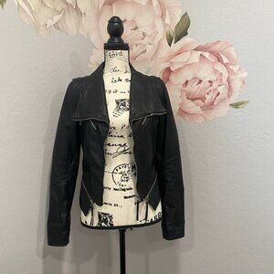 Lulus Black Vegan Leather Jacket